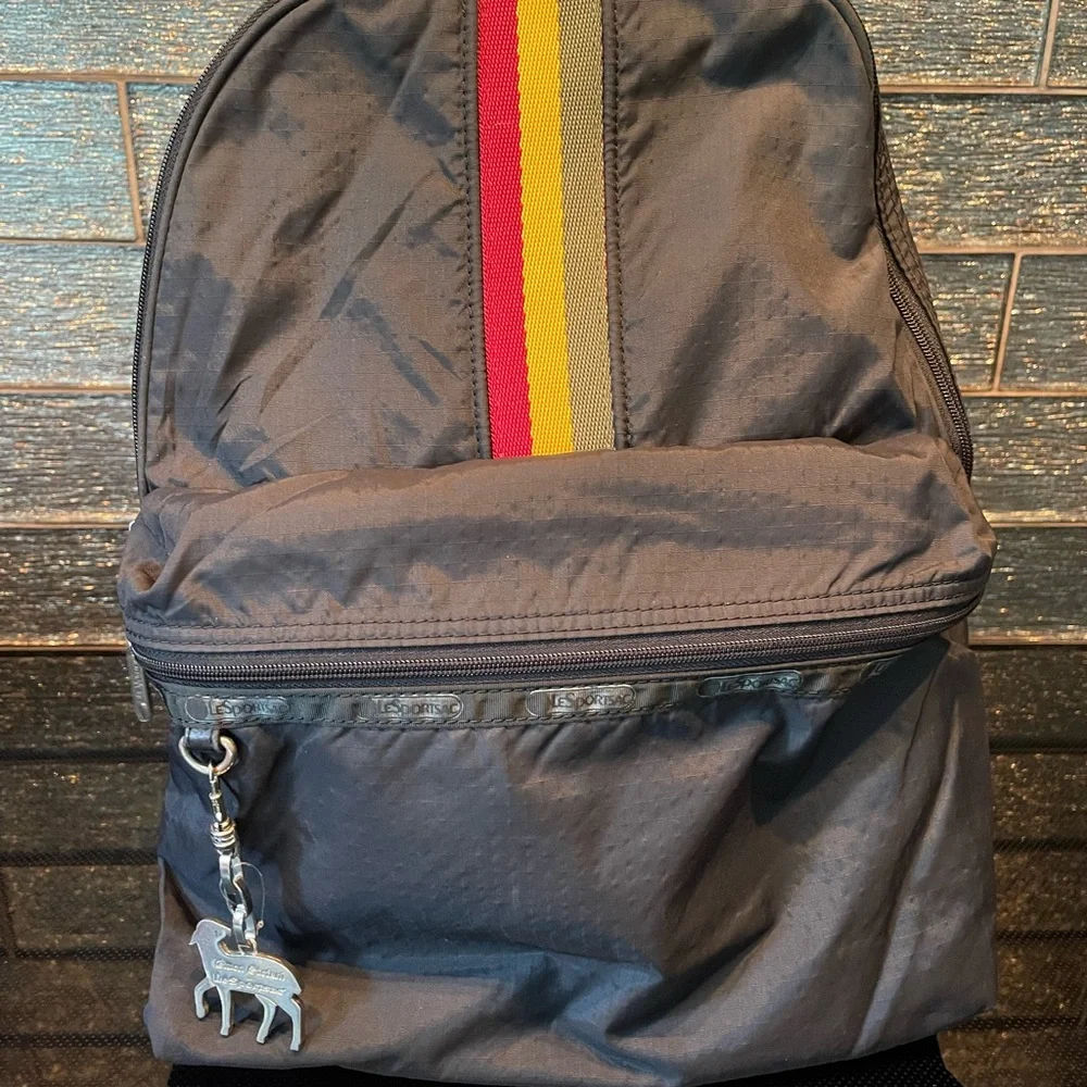 L.A.M.B. Black Rasta Backpack LeSportsac Gwen Stefani No Doubt Y2K Grail Bag
